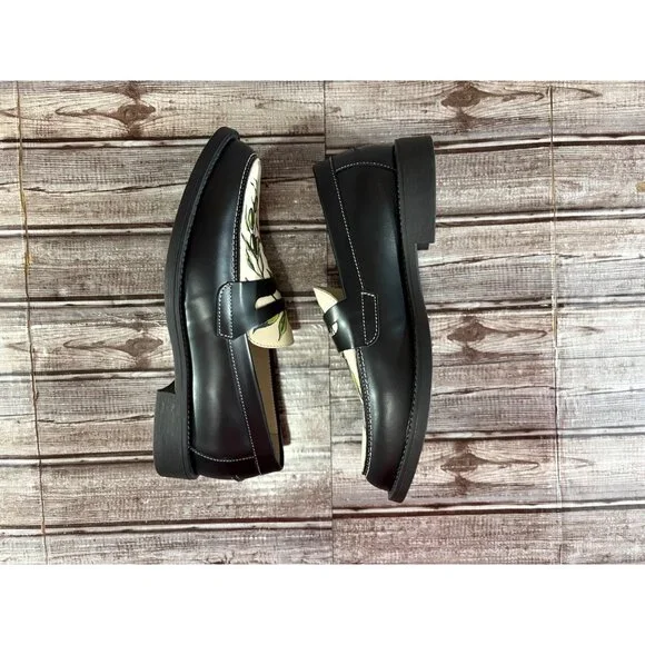 Duke + Dexter Core Wilde olive Penny Loafer Sz 7 Uk 8 US co:black white New - Picture 4 of 9